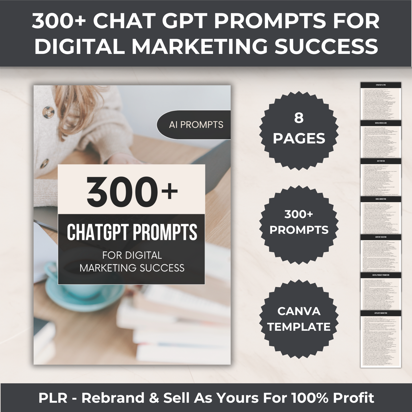 Chat GPT Comprehensive Bundle - PLR