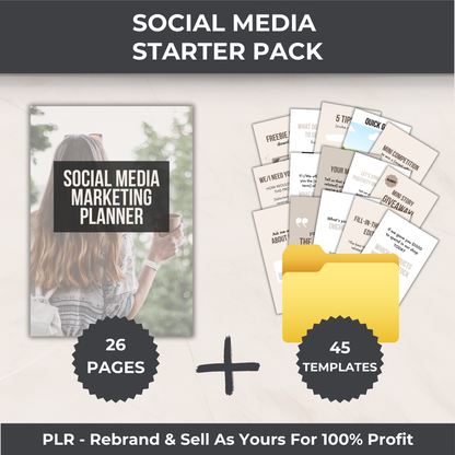 Social Media Starter Pack - PLR