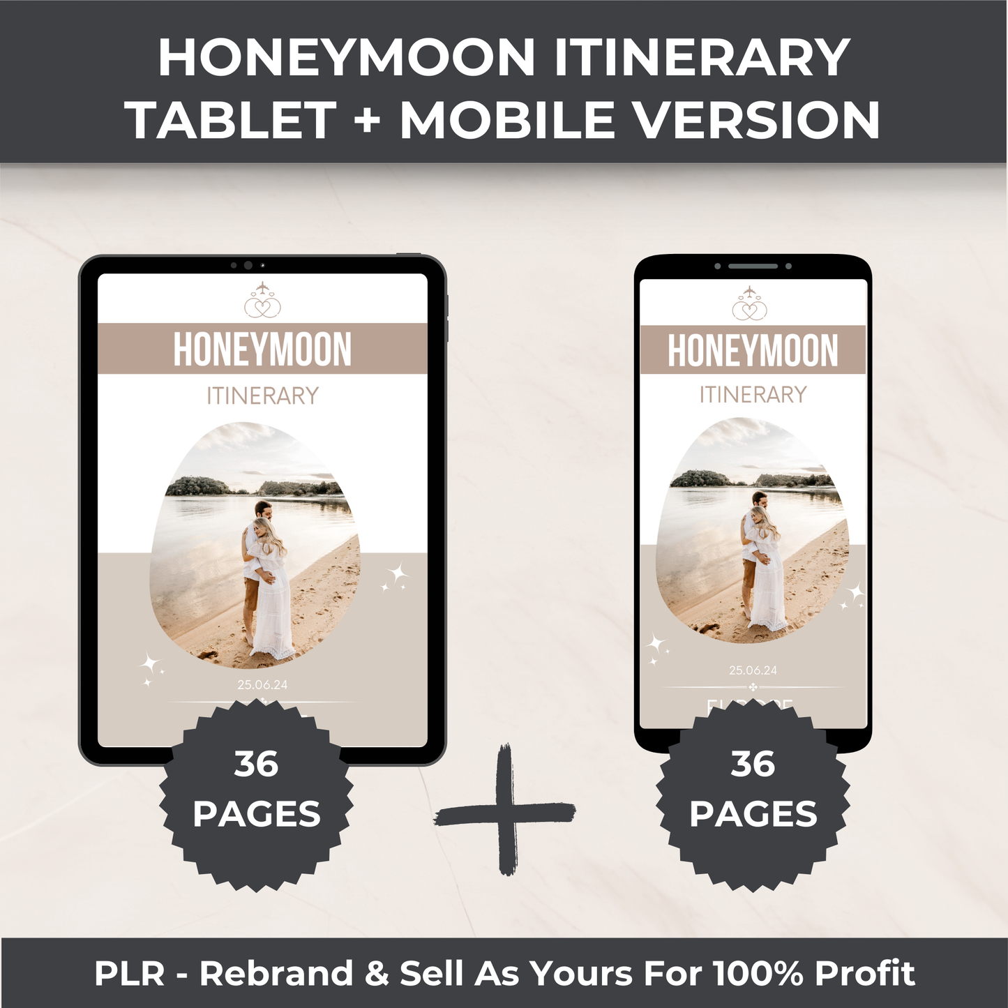 Honeymoon Itinerary Bundle: Mobile & Tablet Editions