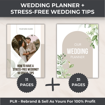 Bundle: Wedding Planner + 50 Tips For A Stress-Free Wedding