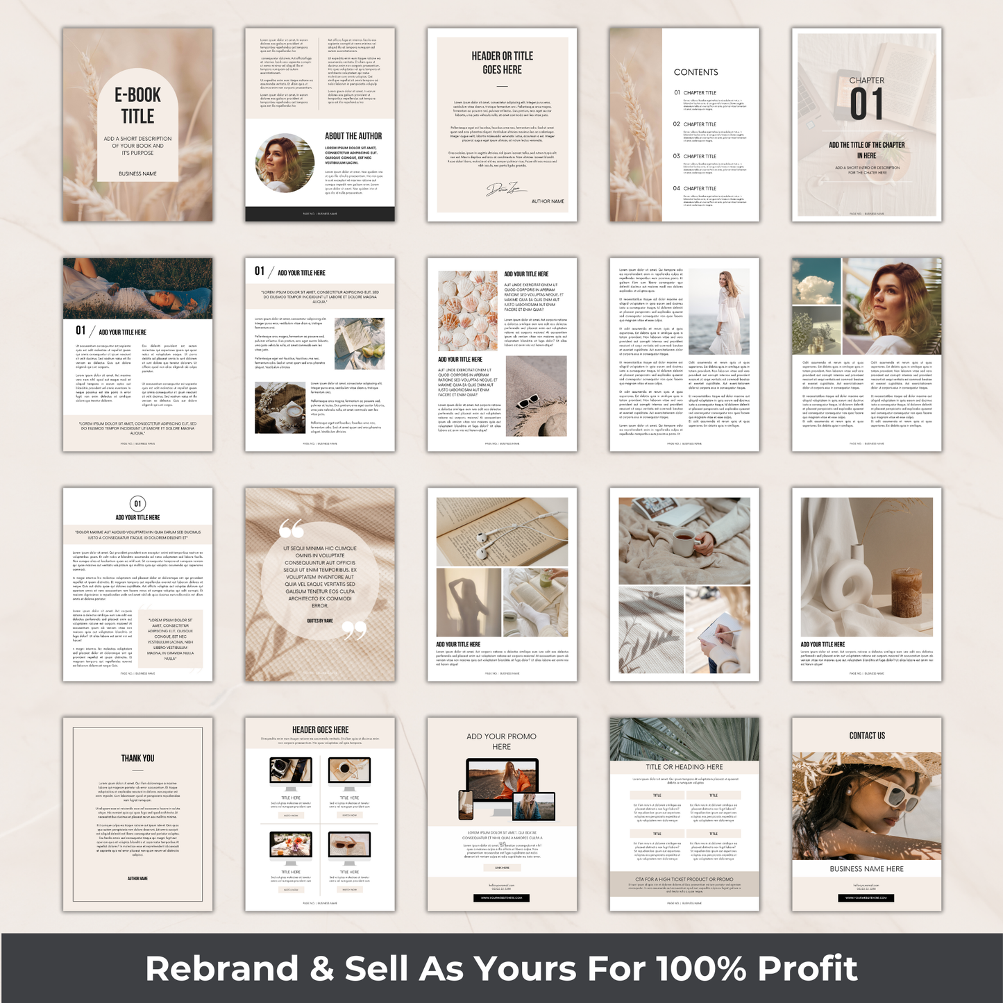 Lead Generation Ebook Template - PLR