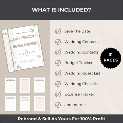 Bundle: Wedding Planner + 50 Tips For A Stress-Free Wedding