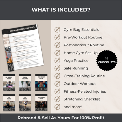 Fitness Checklists - PLR