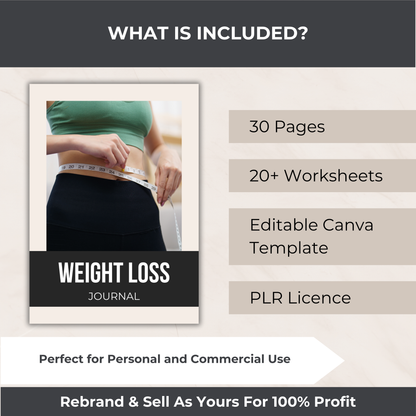 Weight Loss Journal - PLR