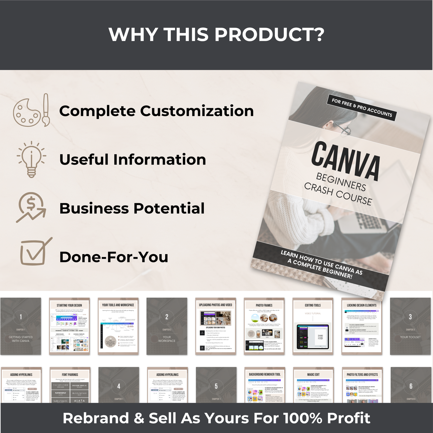 Canva Beginners Crash Course - PLR