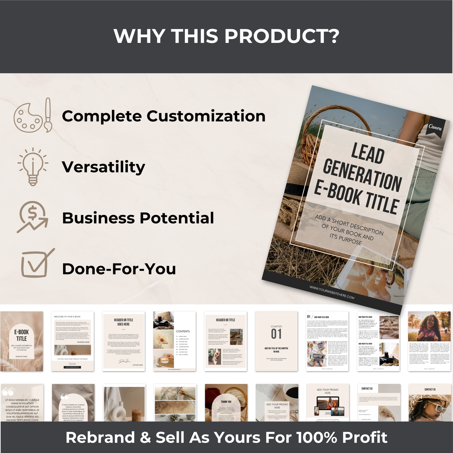 Lead Generation Ebook Template - PLR