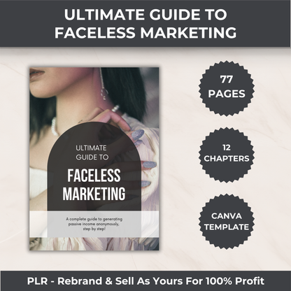 Faceless Digital Marketing Pack - PLR