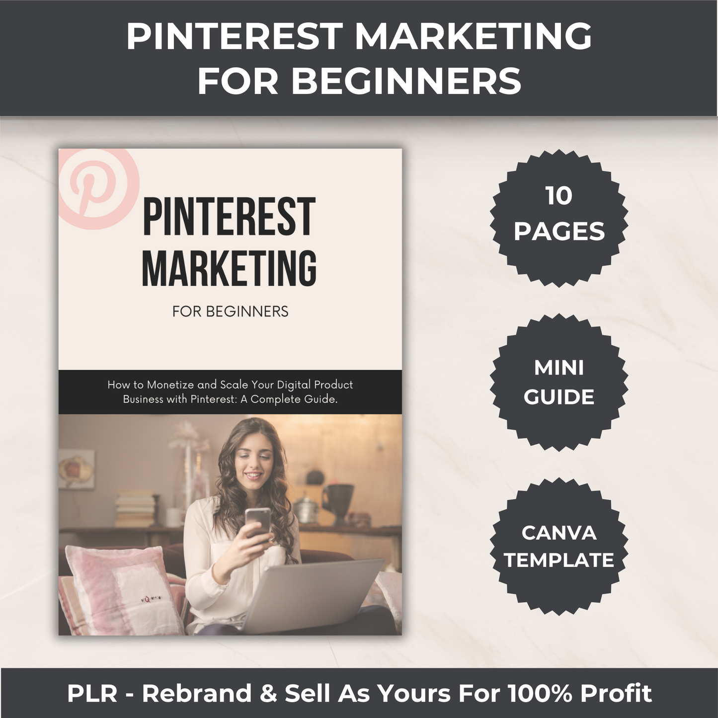 Guide on Pinterest Marketing for Beginners - PLR