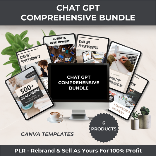 Chat GPT Comprehensive Bundle - PLR