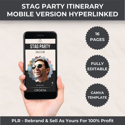 Stag Party Itinerary - Mobile