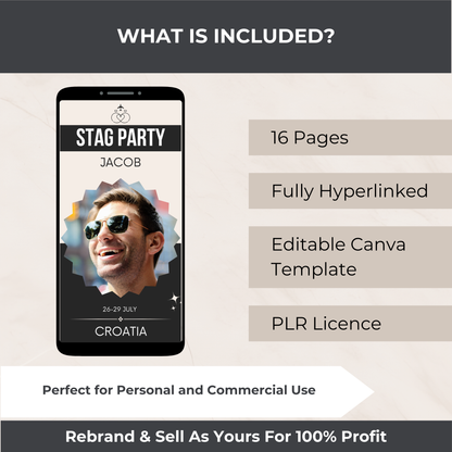 Stag Party Itinerary - Mobile