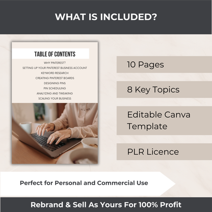 Guide on Pinterest Marketing for Beginners - PLR